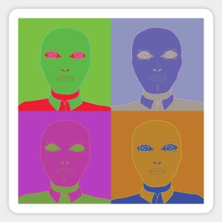 Alien Pop Art Sticker